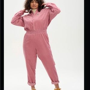 Lucy and Yak Pink Corduroy Eddie Boilersuit Size M🍬